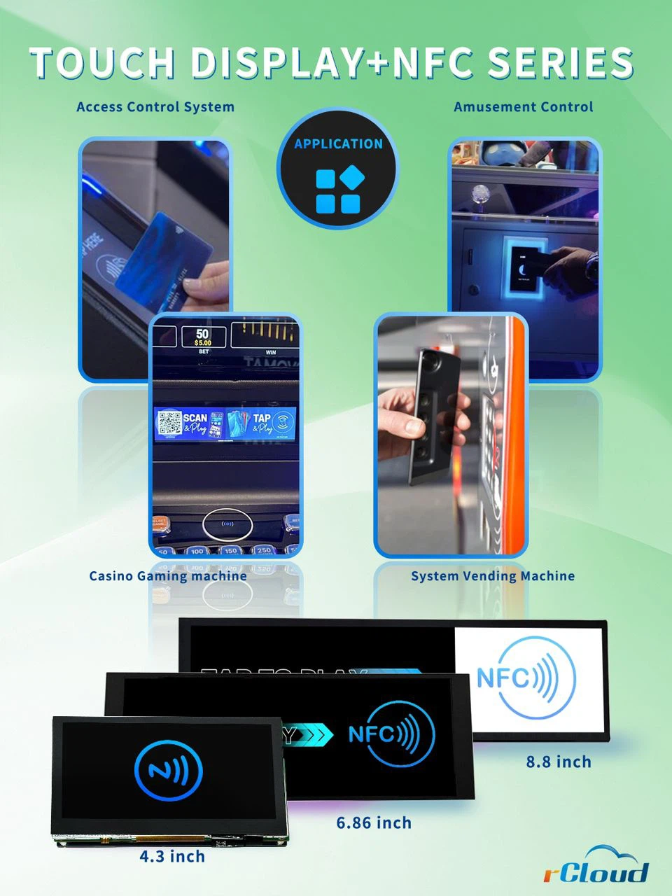 New Product Launch: Touch Display With NFC Series