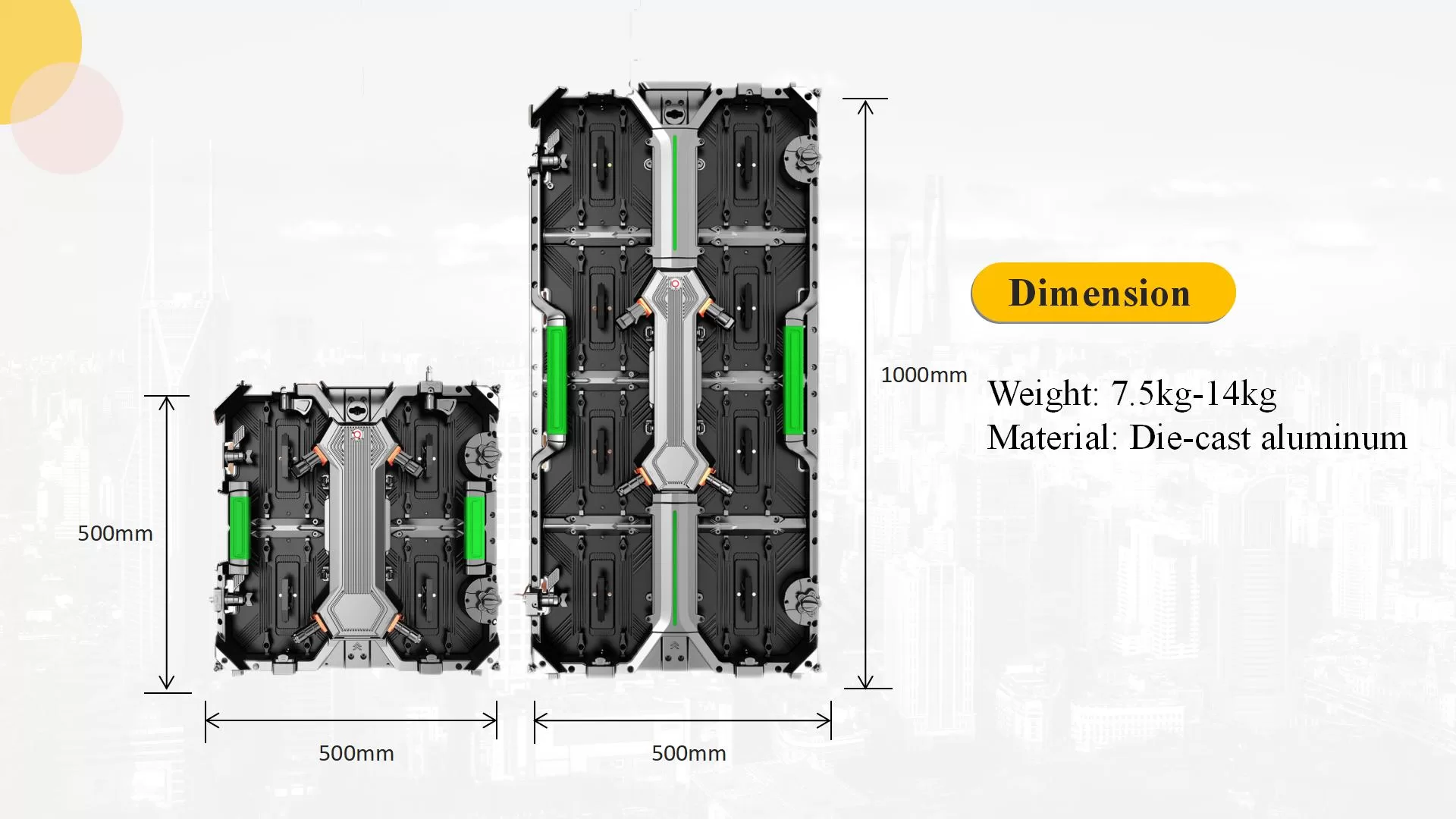 DSR-Pro-Series led display parameters