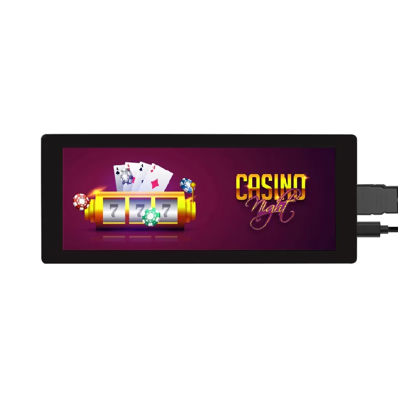6.86inch Bar Type LED Touch Screen Display for Slot Machine